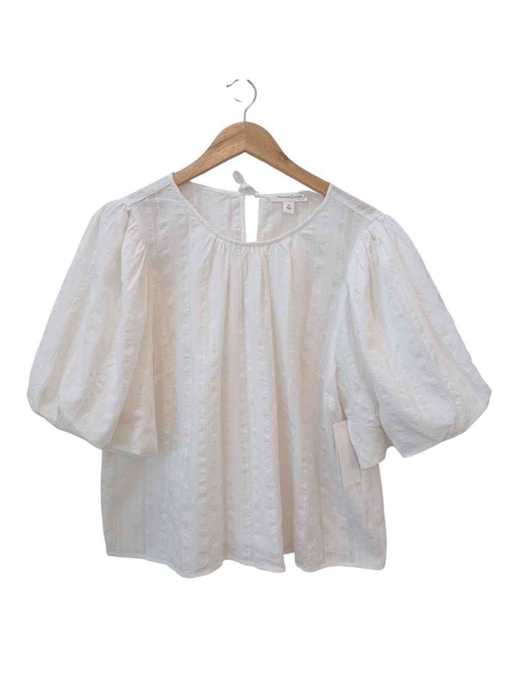 Treasure & Bond Puffed Sleeve Blouse